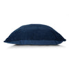 Hand-Woven Blue Boho Moroccan Decorative Throw Pillow - 17" x 17.5"